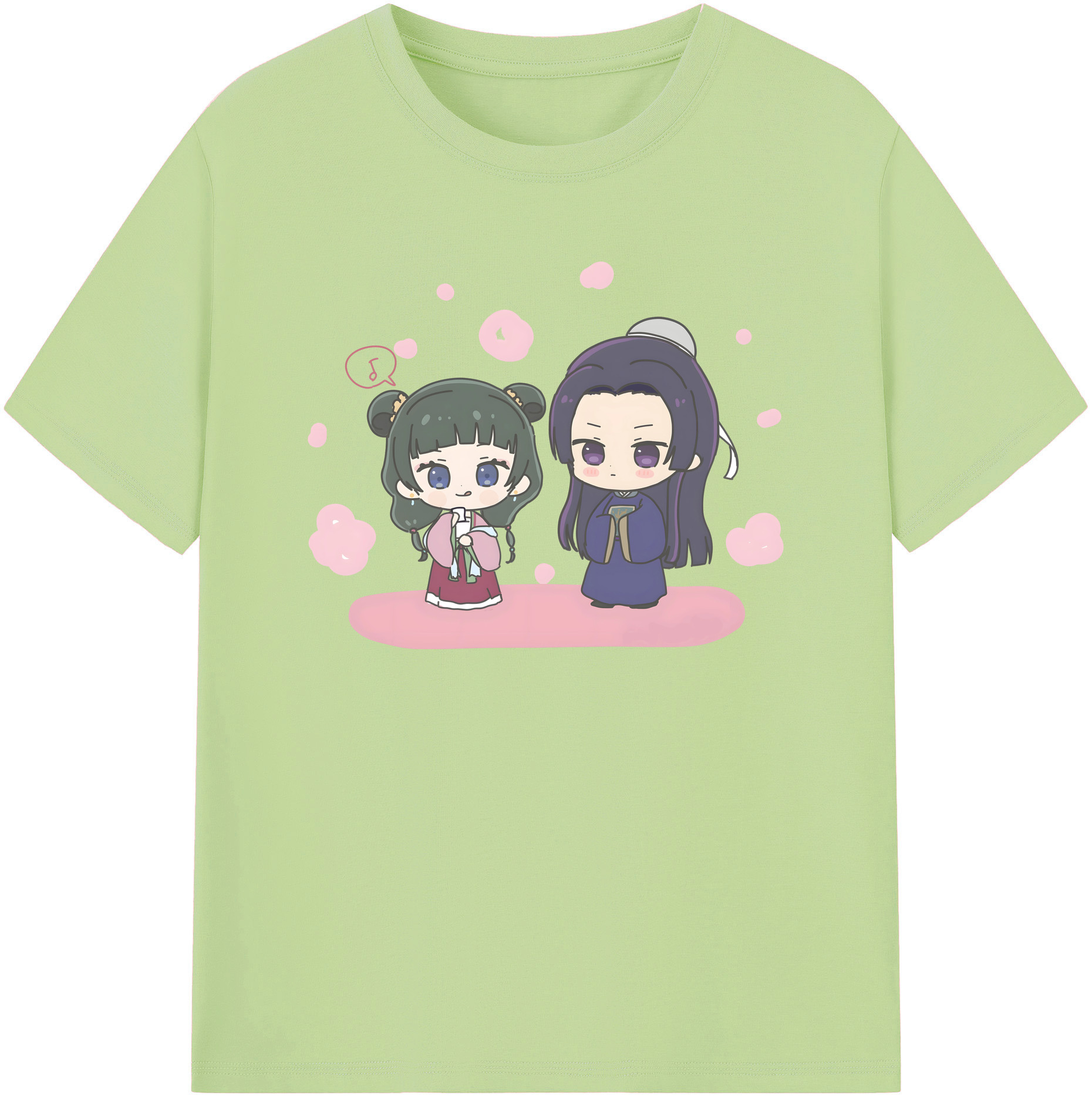 （画像用） 薬屋のひとりごと The Apothecary Diaries 綿100％半袖Tシャツ（フロントプリント）